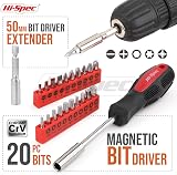 Hi-Spec 39 Piece Small Tool Kit Red with Carry Case Home Office view 3