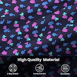 Xdceu Golf Polos for Men - Funny Golf Shirts Print