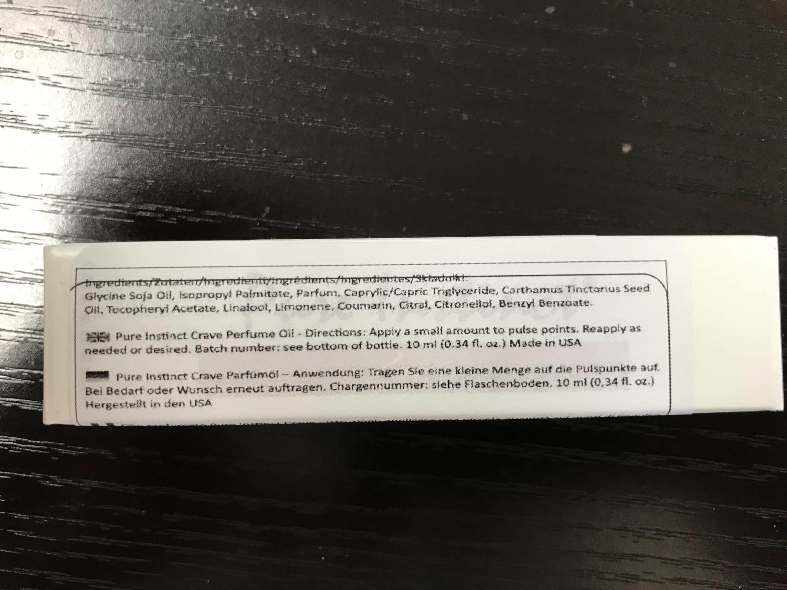 Pure Instinct Roll-On - The Original Pheromone Infused Essential Oil Perfume Cologne - TSA Ready (Crave - Women)