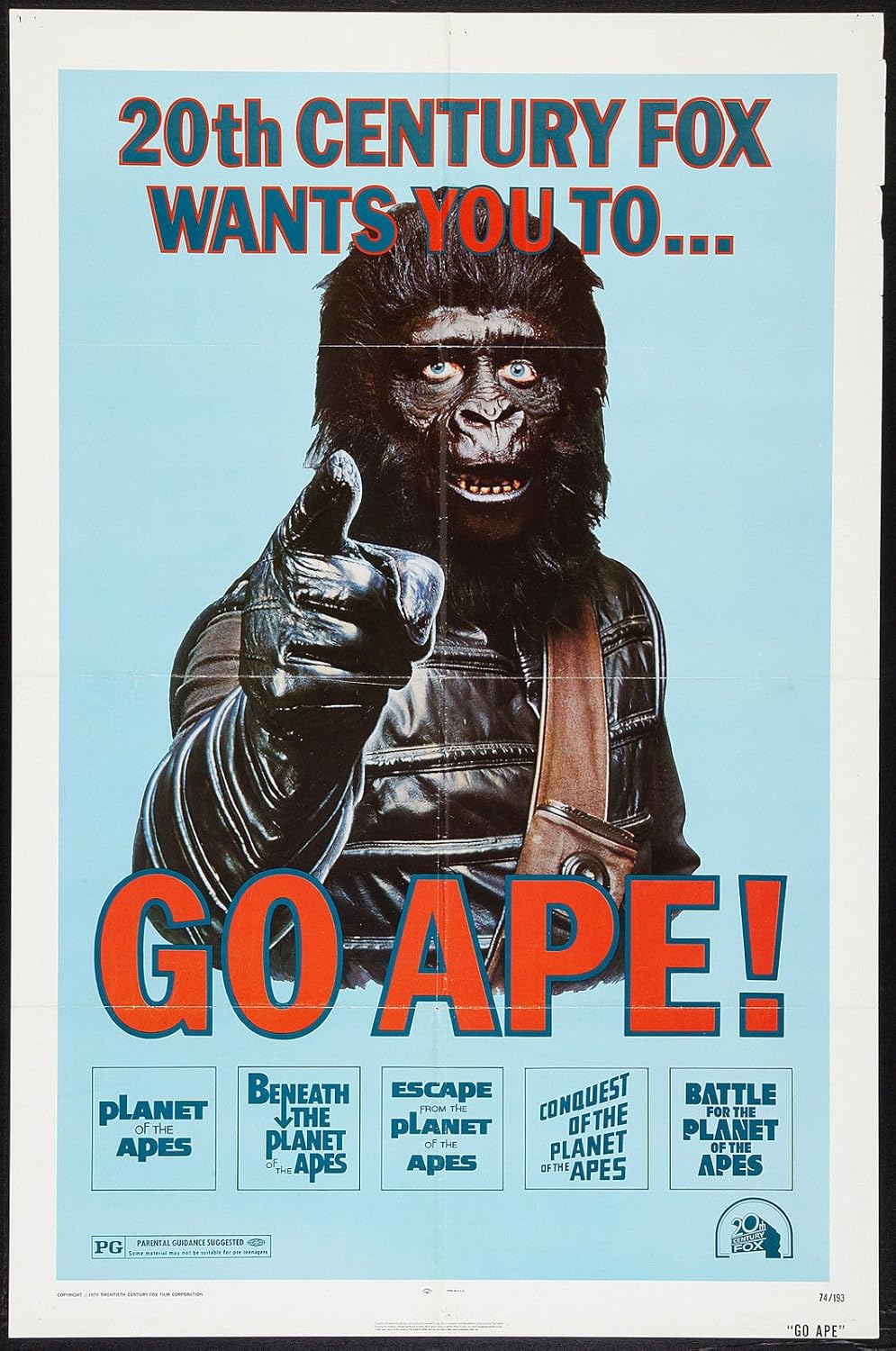 Planet of the Apes (1968) Movie Poster Heston 24x36