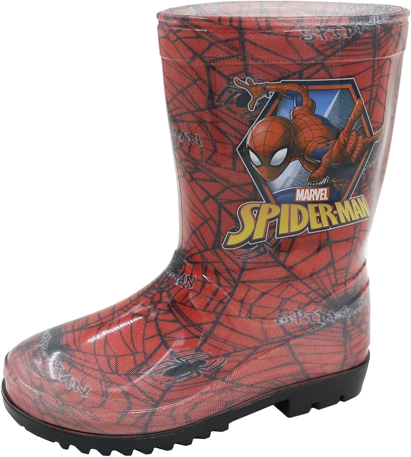 Stivali Spiderman Marvel Stivali Da Pioggia Bambini Marvel Spiderman - Gomma Impermeabile Antiscivolo Stivali Wellington Marvel