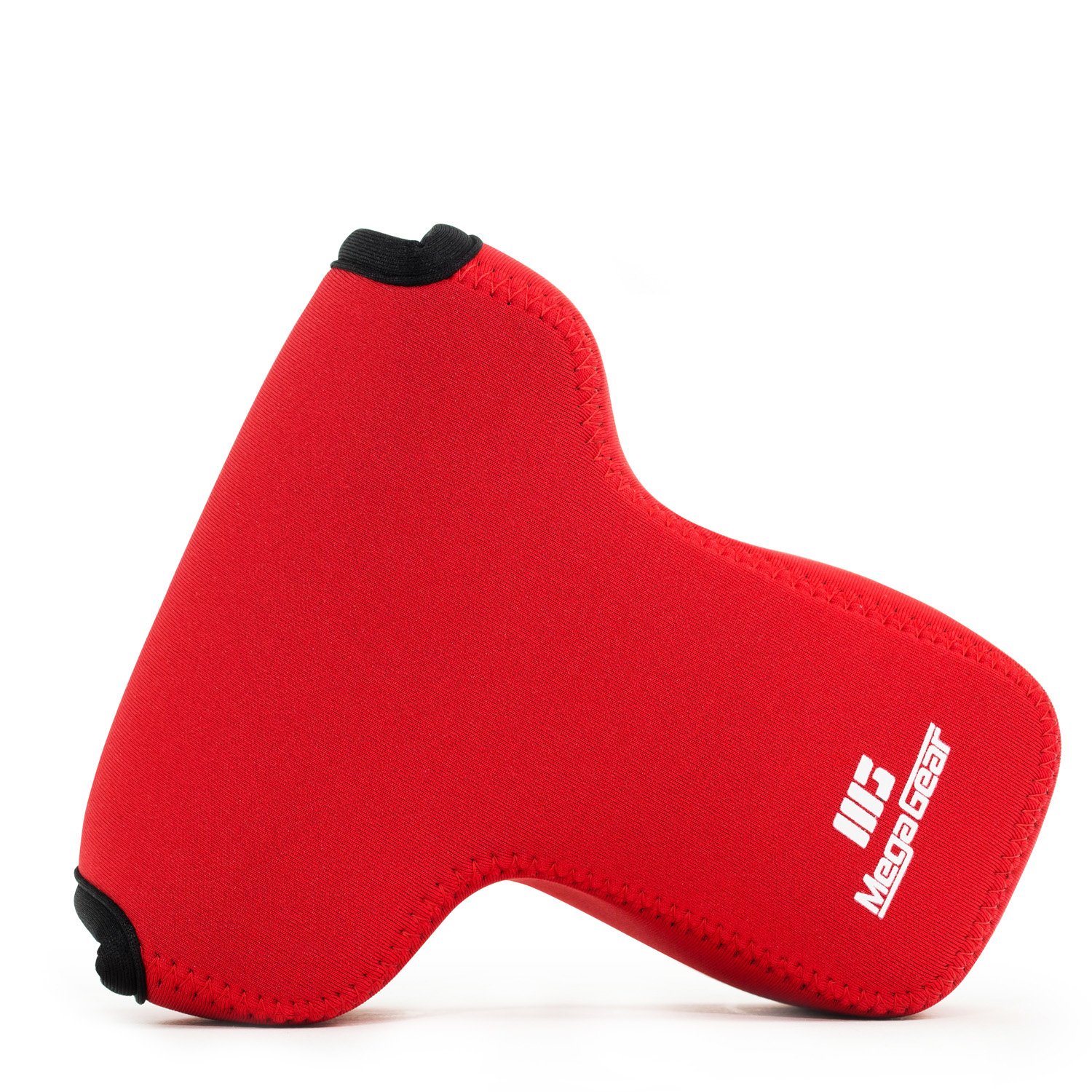 MegaGear MG1200 Ultra Light Neoprene Case with Carabiner for Olympus OM-D E-M5 Mark II 12-40mm Camera - Red