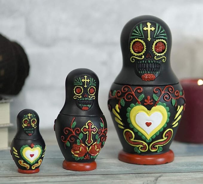 day of the dead nesting dolls