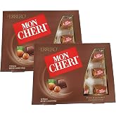 Ferrero Mon Cheri Hazelnut Chocolates 12 pieces (2 Packs)