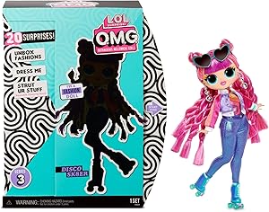 L.O.L. Surprise! O.M.G. Series 3 Roller Chick Fashion Doll with 20 Surprises