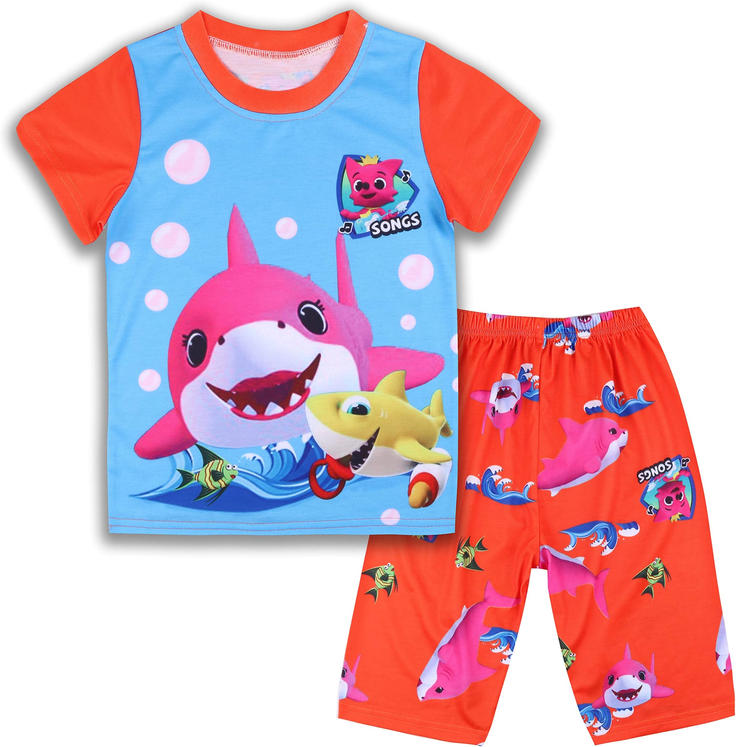 Crazy Gotend Toddler Baby Girls Short Sleeve Sleepwear Outfit 2PCS Pajamas Set