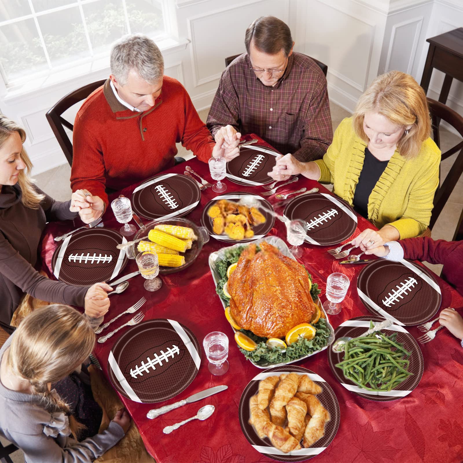 Football Paper Plates