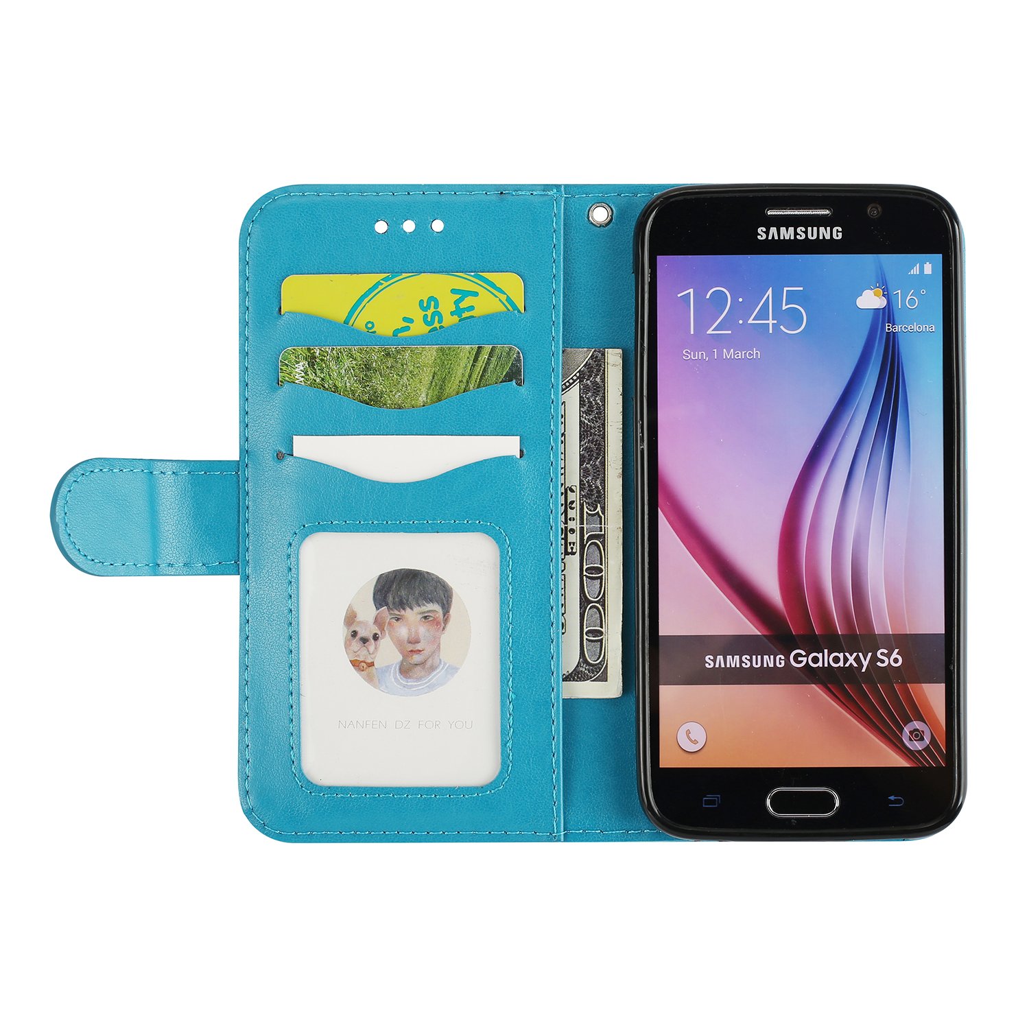 Ailisi Funda Galaxy S7, Flamenco Rosados Funda Piel con Carcasa ...