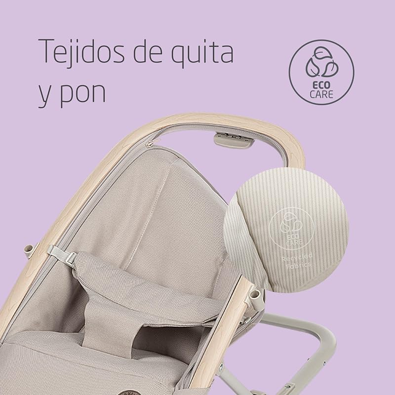 Kori Hamaca Bebé 2 en 1, Arco de Juegos, 0-15 kg, Classic Beige
