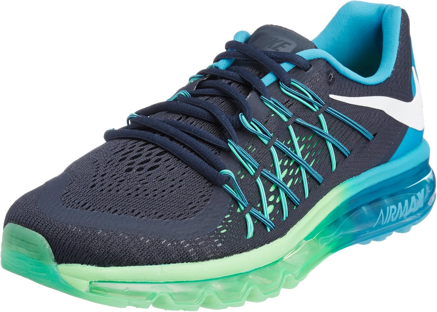 Nike Air Max 2015 Men US 7.5 Blue Running Shoe: Amazon.co.uk: Shoes & Bags