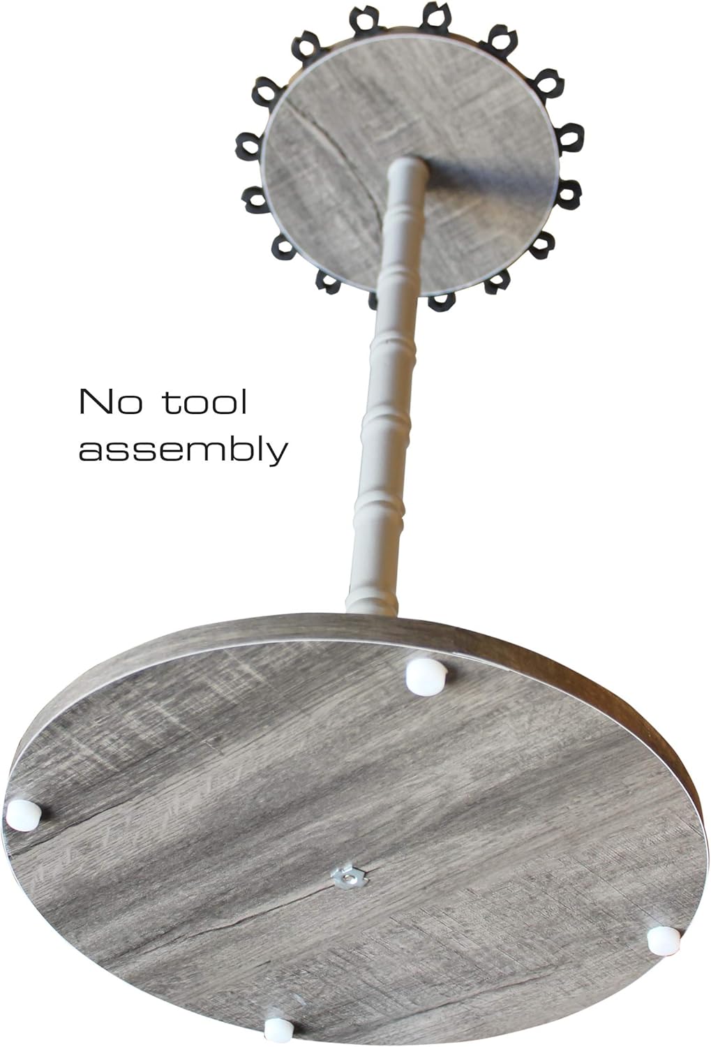Rush Creek Creations Round 16 Fishing Rod Rack - Fishing Pole Holder and Storage, Barn Wood: Sports & Outdoors