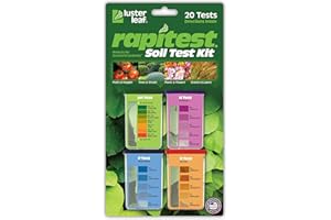Luster Leaf 1601 Rapitest Soil Test Kit, 40 Tests
