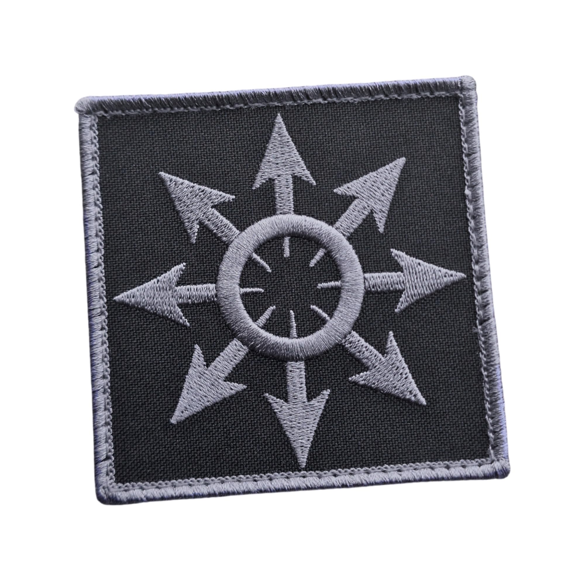 Subdued Chaos Star Arrows Cross Chaosphere Symbol of Eight Magic Morale Touch Fastener Patch