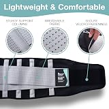 The Restored Back Support Belt Lumbar Lower Back Pain Relief Men Women view 4