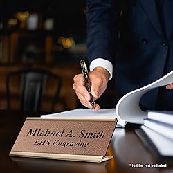 Engraved Name Plates for Door Sign Personalized
