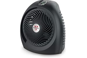 Vornado AVH2 Advanced Whole Room Heater with Automatic Climate Control, Timer, Fan Only Option, Black, Compact