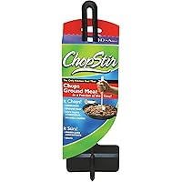 ChopStir Original Ground Meat Chopper, Frozen Juice Concentrate Stirrer, Heat-Resistant Nylon, Made in the USA, Black