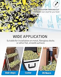 OCEANBROAD Self-Adhesive 48''x16'' Camouflage Boat