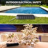 Restmo Outdoor IP44 Waterproof Connection Box 29x11x7.5cm Grey view 6