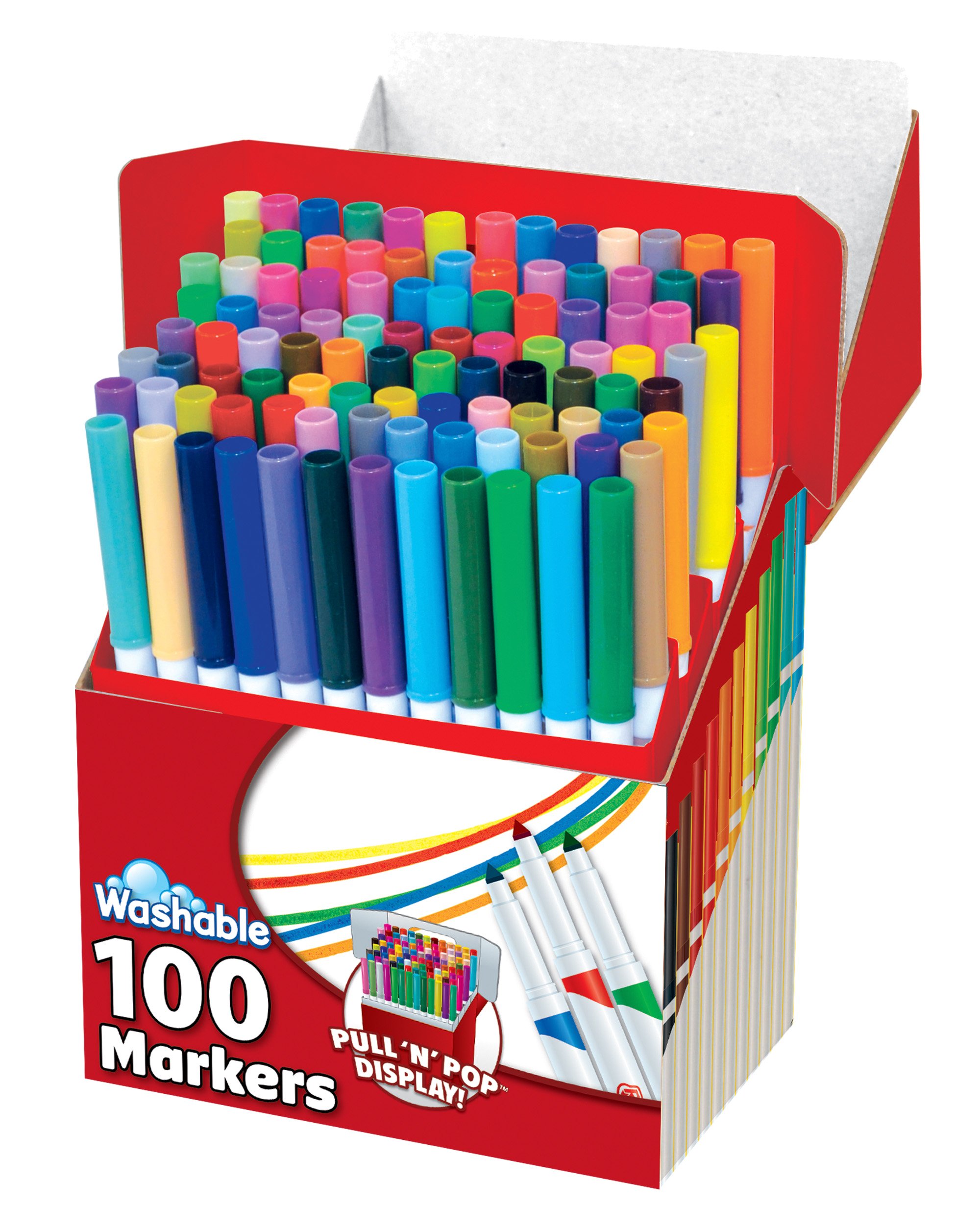 RoseArt SuperTip Assorted Color Washable Markers 100Pack eBay
