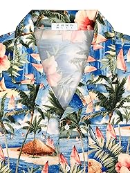 Hawaiian Shirts for Men Casual Beach Summer Shirt