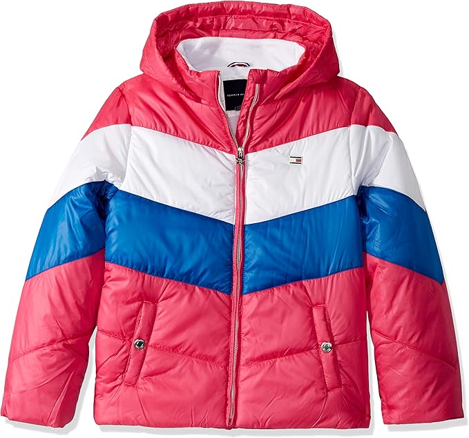 Tommy Hilfiger 汤美费格 女童连帽保暖棉服 M8/10码2.9折$32.16 海淘转运到手约￥256