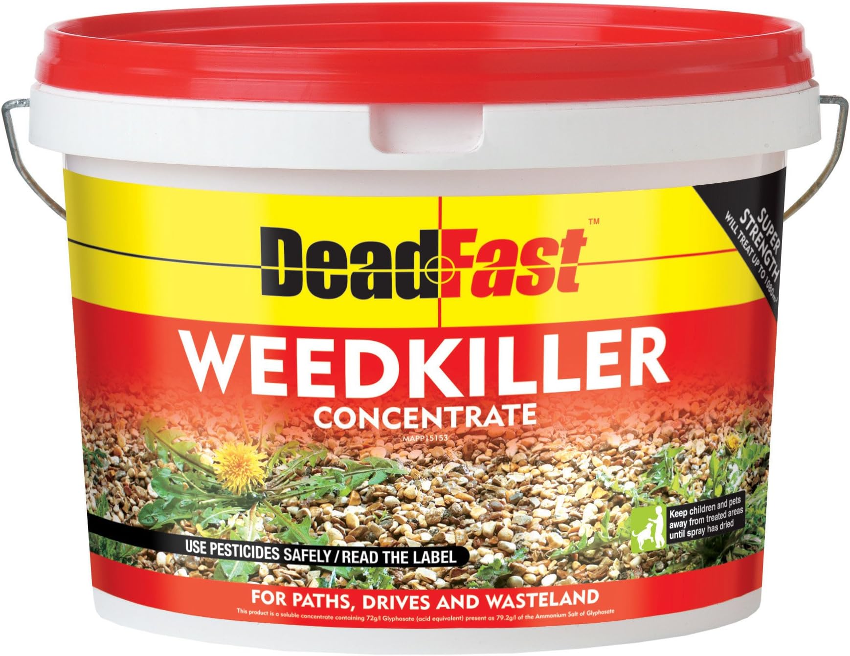 Deadfast 18-Sachet Bucket of Concentrated Weedkiller