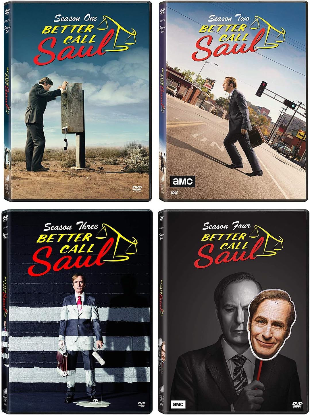 Better Call Saul Season 1, 2, 3 & 4 [DVD] Amazon.co.uk DVD & Bluray