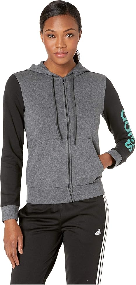 essentials linear hoodie adidas