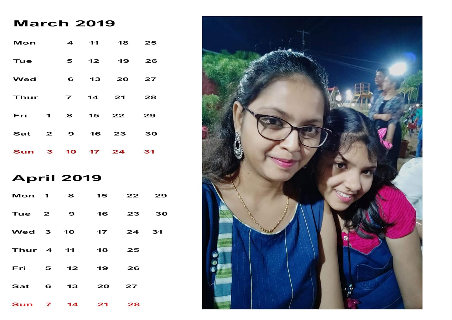 2021 personalized calendar Personalized Desktop Calendar 2021 Of 6 Pages Amazon In Office Products 2021 personalized calendar