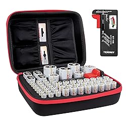 Tenergy Battery Organizer Storage Case with Battery