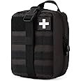 Gonex MOLLE Medical Pouch EMT First Aid Pouch Rip-Away IFAK Tactical Utility Pouch for Outdoor Activities Medical Supplies (Bag Only)