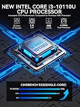 GMKtec Mini PC G3 PRO Core i3-10110U 8GB/256GB 4K Dual HDMI WiFi6 BT5.2 2.5GbE view 2
