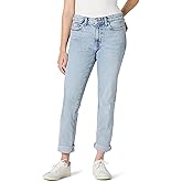Amazon Essentials Women's Women's Low Stretch Mid-Rise Boyfriend Crop Jean