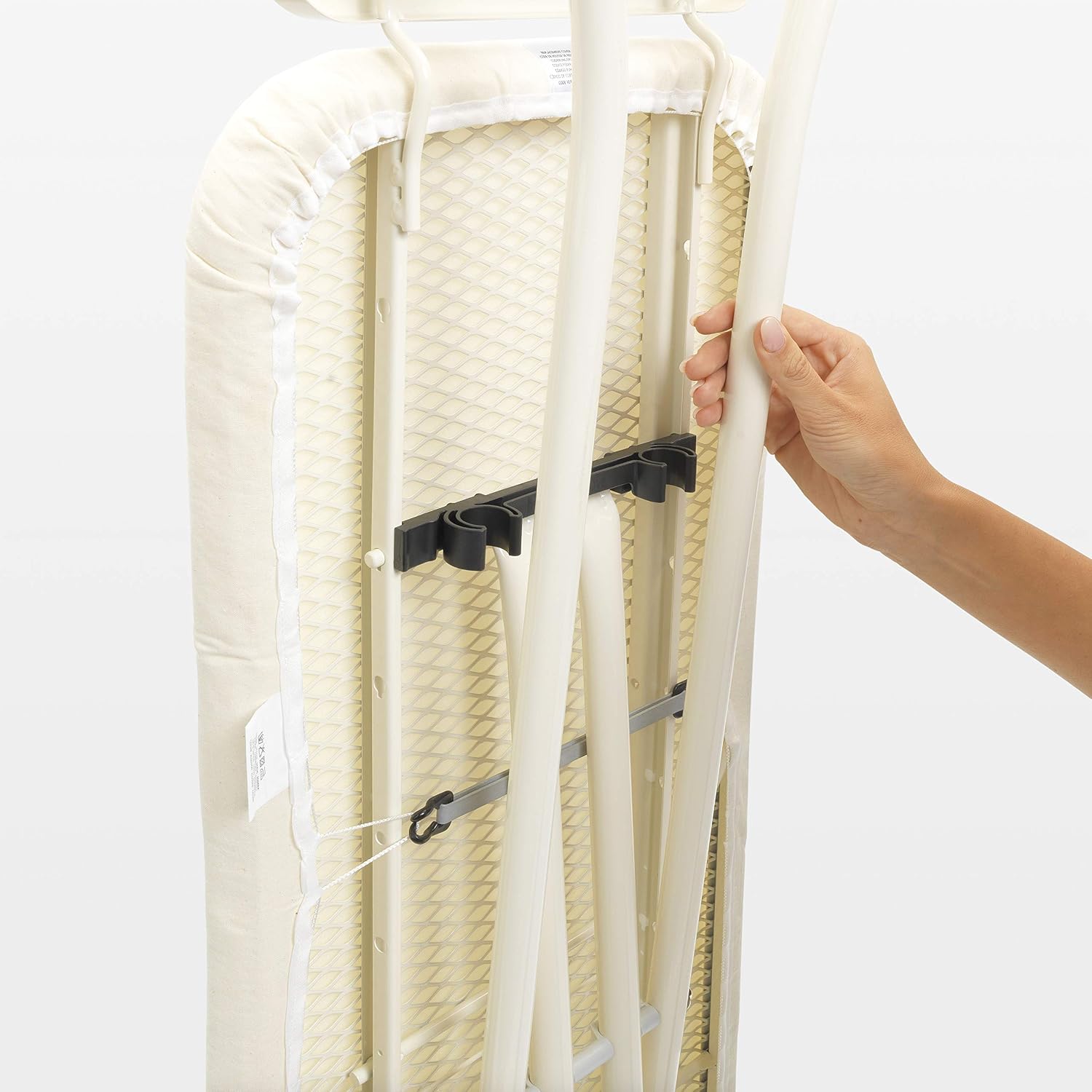 Brabantia Size B Ironing Board (124 x 38cm) 7 Height Options, Solid Steam Iron Rest Holder (Ice Water) Non-Slip Feet - Image 5