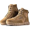 FREE SOLDIER Hiking Work Boots Men's Tactical Boots 6 Inches Lightweight Military Boots Breathable Outdoors Desert Boots