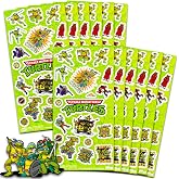 Ninja Turtles Stickers Party Favors for Boys &amp; Girls 12 Pack Bundle | TMNT Sticker Sheets for Kids Birthday Party Goodie Bags - Teenage Mutant Ninja Turtles Party Supplies