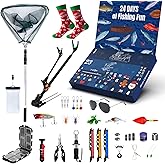 Mystery Fishing Gift Box for Him – Fun Angling Surprises, Valentine’s Day Present for Boyfriend, Son, Husband & Outdoor Hobby Fans