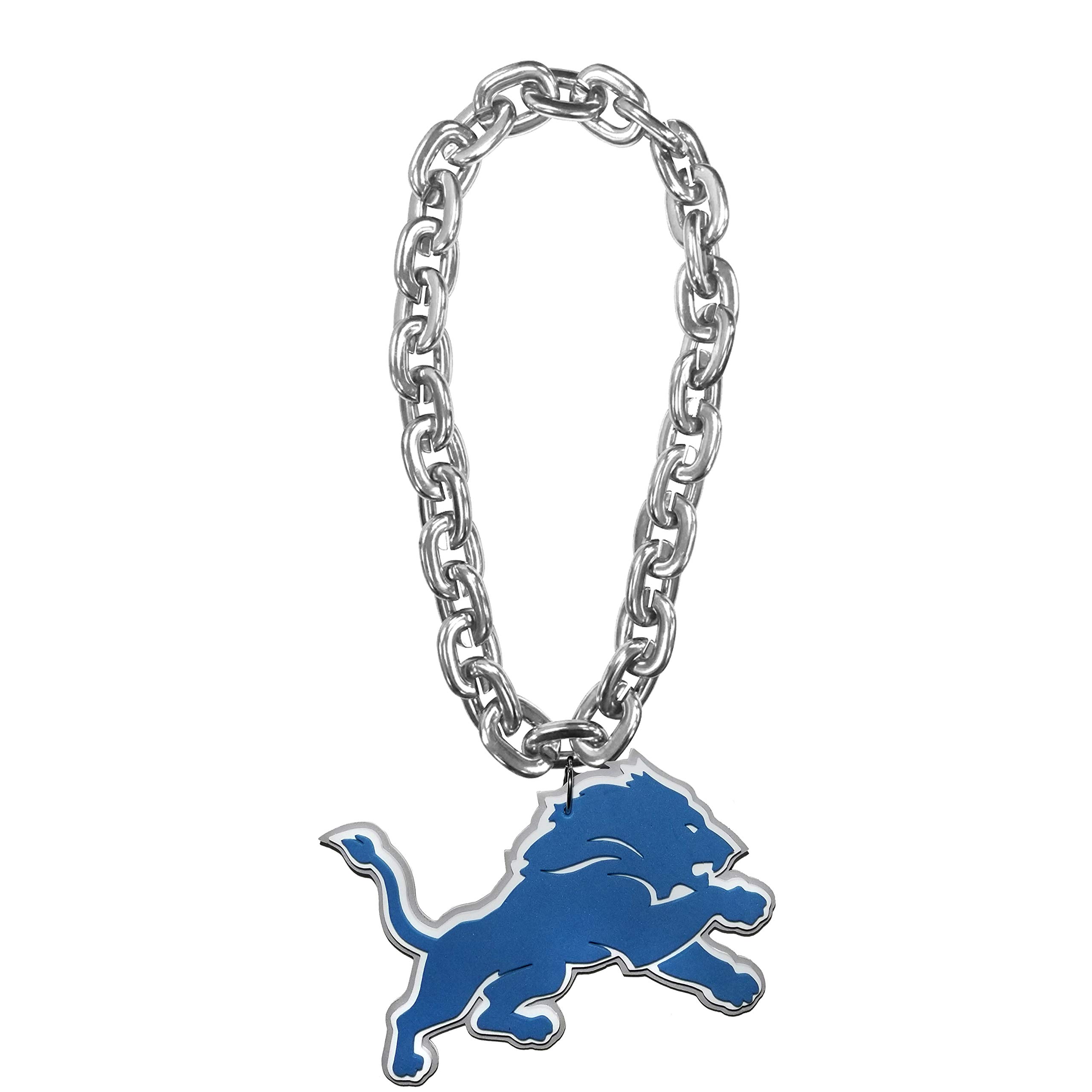 NFL Detroit Lions Detroit Lions NFL 3D Fanchain Magnet, Blue, One Size