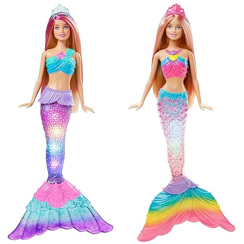 Barbie Dreamtopia Rainbow Lights Mermaid Toy Light Up Barbie