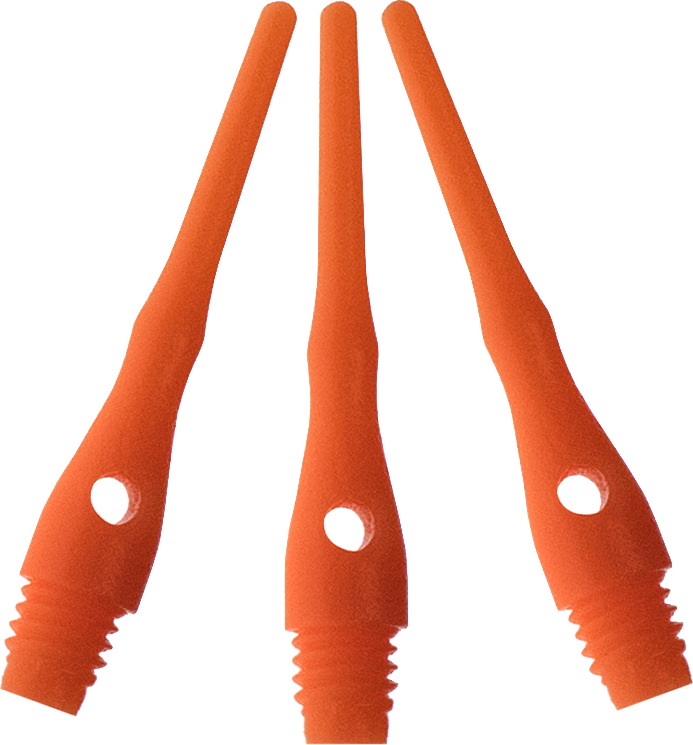 Viper Dart Accessory: Tufflex III 2BA Thread Soft Tip Dart Points, Neon Orange, 1000 Pack