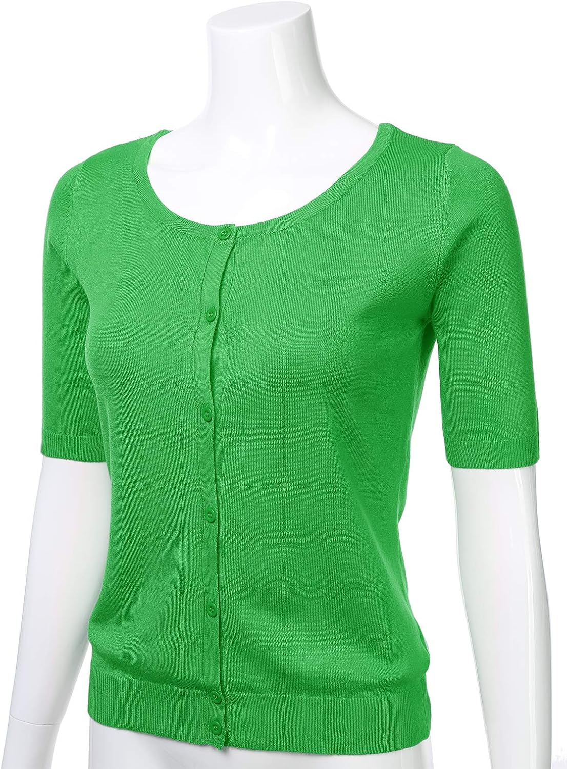 short sleeve fine knit jumper