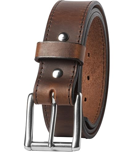 9489 Genuine American Bison Dress Belt- 1.25\
