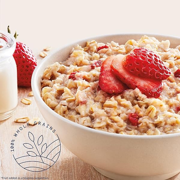 QUAKER INSTANT OATMEAL FRUIT & CREAM VARIETY PACK, SINGLE SERVE PACKETS, (44 PACK)