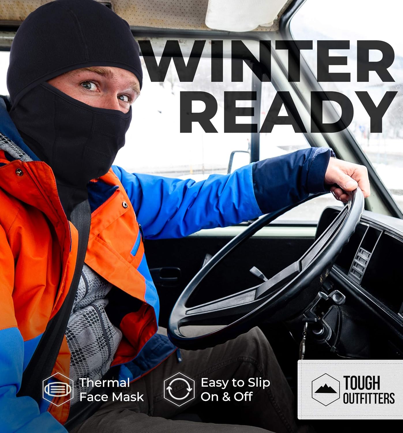 Balaclava Face Mask - Extreme Cold Weather Ski Mask for Men & Women - Winter Snow Gear for Working, Skiing, Snowboarding & Motorcycle Riding. Ultimate Protection from The Elements. Fits Under Helmets: Automotive