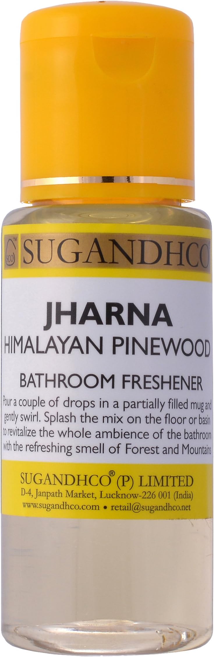 SUGANDHCO Wood Bathroom Freshener (White)