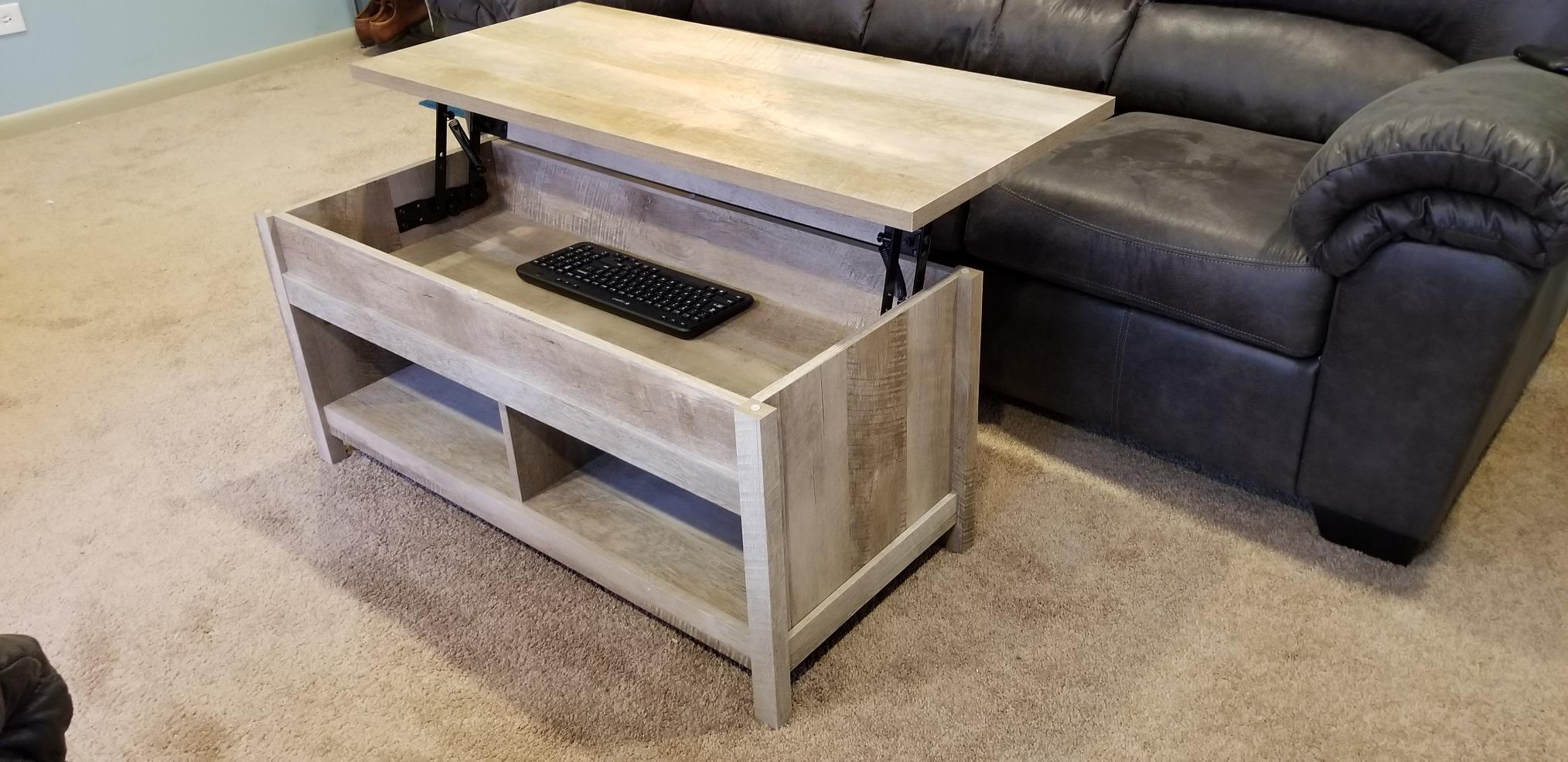 30/mo Finance Sauder Cannery Bridge Lift Top Coffee Table, Lintel