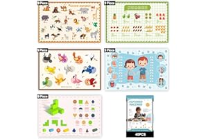 KAshack 45 Pack Sticky Disposable Placemats for Baby & Toddlers,Toddler Placemat 12"x18" Kids Table Mat for Party, Picnic Table, Restaurants Dining Table Travel Essentials for Toddlers with 5 Designs