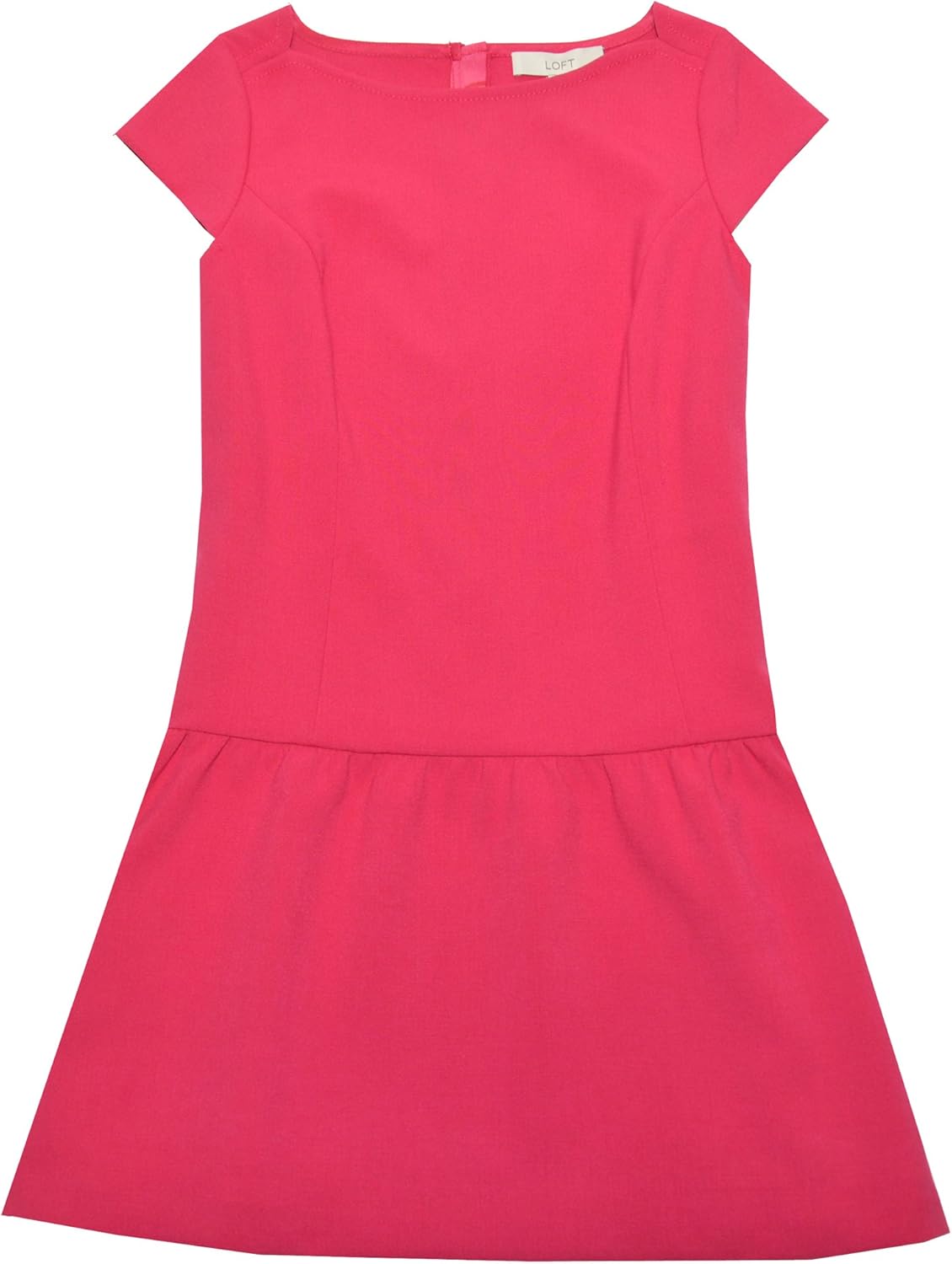 pink peplum dress