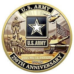 Upgraded US. Army 250th Anniversary Challenge